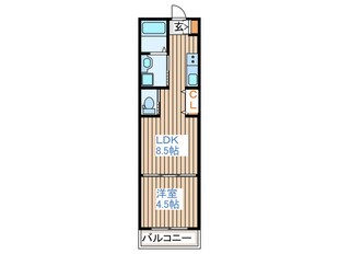 マロンクリスタルの物件間取画像